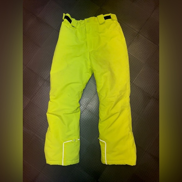 KULUOXING Other - KULUOXING KIDS NEON YELLOW SNOW SKI PANTS SIZE 14